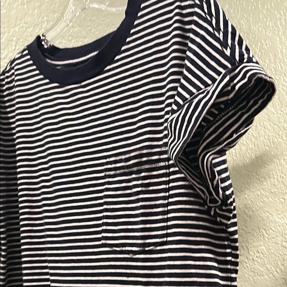 GAP Black and White Casual Raglan Mini Dress - Picture 2 of 9